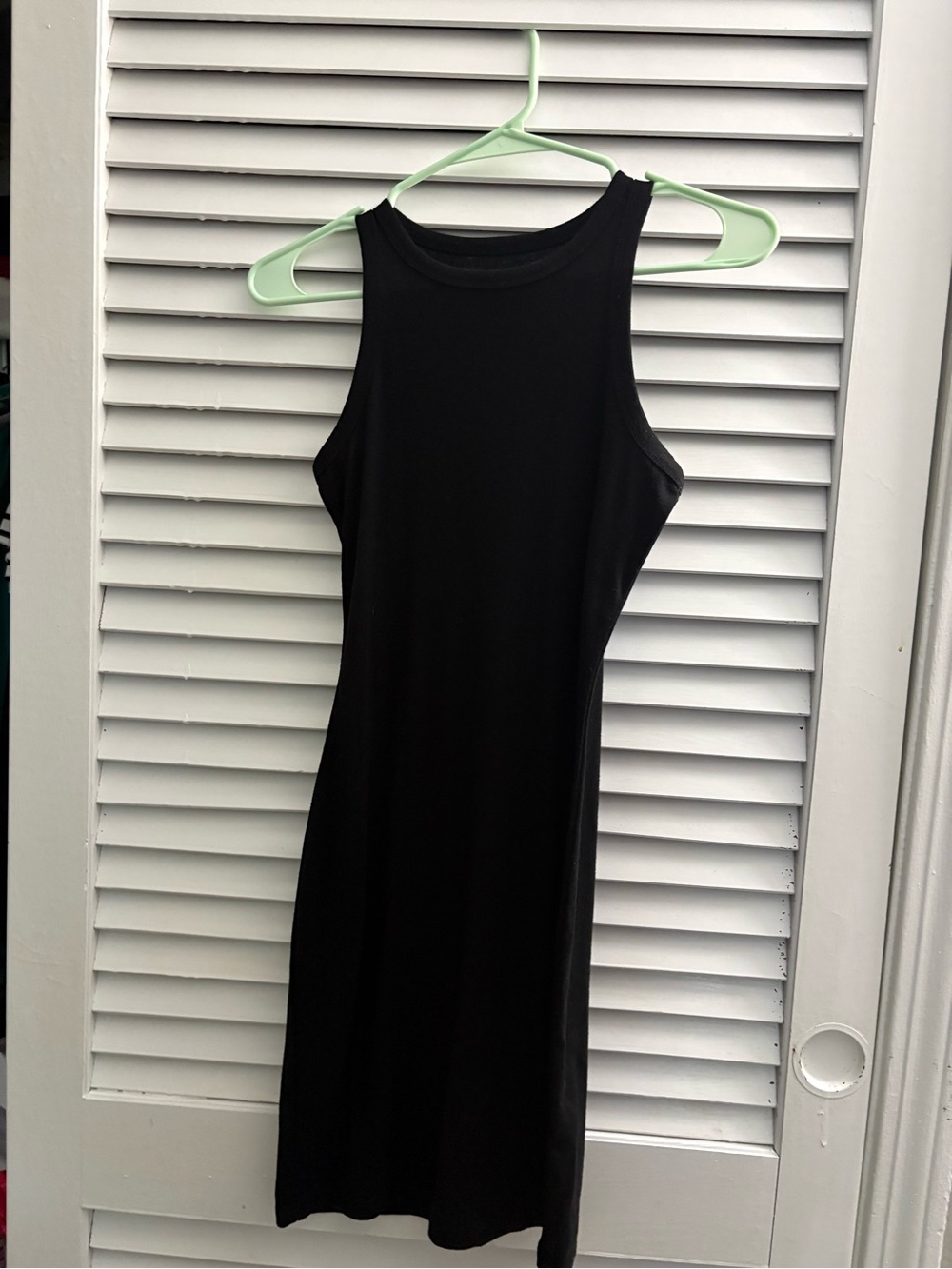 SO Black Sleeveless Midi Tank Dress